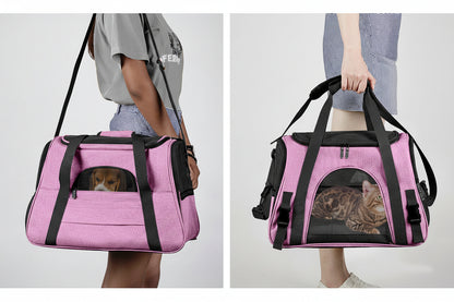 Borsa Trasportino Portatile per Cani e Gatti – Pratica e Confortevole