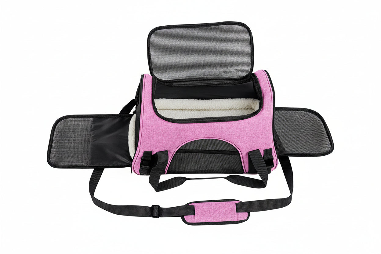 Borsa Trasportino Portatile per Cani e Gatti – Pratica e Confortevole