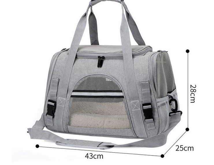 Borsa Trasportino Portatile per Cani e Gatti – Pratica e Confortevole